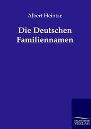 Cover von Die Deutschen Familiennamen
