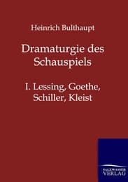Cover von Dramaturgie des Schauspiels