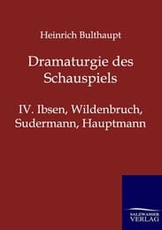 Cover von Dramaturgie des Schauspiels
