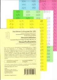 Cover von Griffregister Nr. 1293 für Steuerrichtlinien, SteuerFachwirt/in