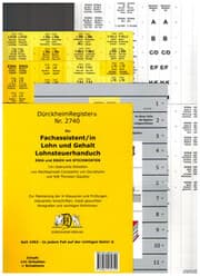 Cover von DürckheimRegister® Nr. 2740, BMF-Lohnsteuerhandbuch/EStG. Fachassistent Lohn und Gehalt 2024