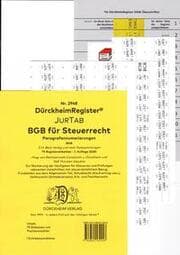 Cover von DürckheimRegister® BGB im Steuerrecht, Gesetze und §§ , OHNE Stichworte
