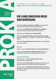 Cover von Die Linke zwischen Krise und Bewegung