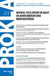 Cover von Wieviel 1973 steckt in 2023? 50 Jahre Brüche und Kontinuitäten