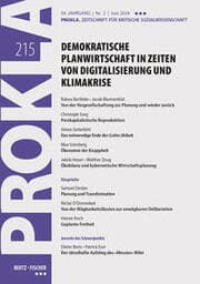 Cover von Demokratische Planwirtschaft in Zeiten von Digitalisierung und Klimakrise