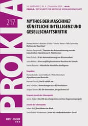 Cover von Mythos der Maschine? Künstliche Intelligenz und Gesellschaftskritik