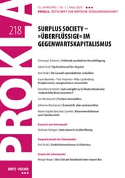 Cover von Surplus Society - 'Überflüssige' im Gegenwartskapitalismus