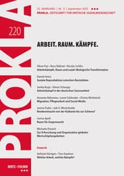 Cover von Arbeit. Raum. Kämpfe.