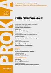 Cover von Kritik der Geoökonomie