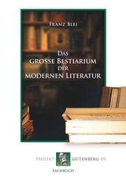 Cover von Das große Bestiarium der modernen Literatur