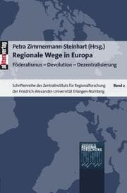 Cover von Regionale Wege in Europa