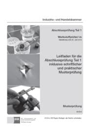 Cover von Werkstoffprüfer/-in - Leitfaden für die Abschlussprüfung Teil 1 inklusive schriftlicher und praktischer Musterprüfung