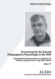 Cover von Erinnerungen für die Zukunft - Pädagogische Psychologie in der DDR