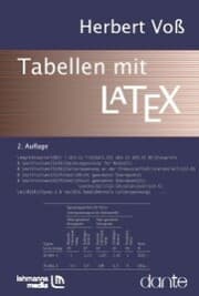 Cover von Tabellen mit LaTex