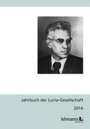 Cover von Jahrbuch der Luria-Gesellschaft 2016