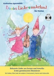 Cover von Buntes Liederwunderland für Violine