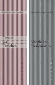 Cover von Utopie und Evidenzkritik / Tarnen und Täuschen