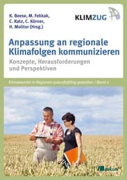 Cover von Anpassung an regionale Klimafolgen kommunizieren