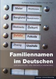 Cover von Familiennamen im Deutschen