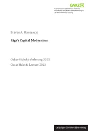 Cover von Riga's Capital Modernism