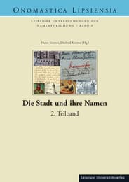 Cover von Die Stadt und ihre Namen