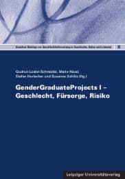 Cover von GenderGraduateProjects I - Geschlecht, Fürsorge, Risiko