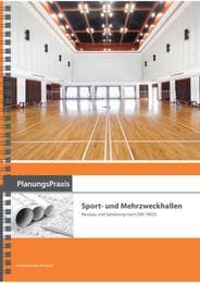 Cover von PlanungsPraxis Sport- und Mehrzweckhallen