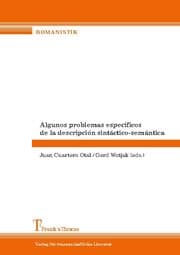 Cover von Algunos problemas específicos de la descripción sintáctico-semántica
