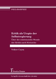 Cover von Kritik als Utopie der Selbstregierung