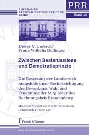 Cover von Zwischen Bestenauslese und Demokratieprinzip