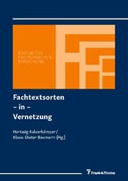 Cover von Fachtextsorten - in - Vernetzung
