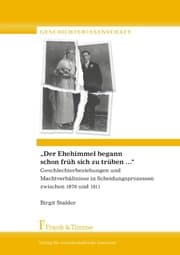Cover von 'Der Ehehimmel begann schon früh sich zu trüben ...'
