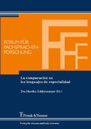 Cover von La comparación en los lenguajes de especialidad