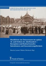 Cover von Musikfeste im Ostseeraum im späten 19.und frühen 20.Jahrhundert