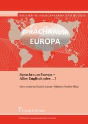 Cover von Sprachraum Europa - Alles Englisch oder ...?