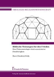 Cover von Biblische Weisungen für den Frieden