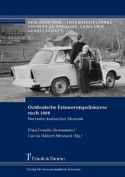Cover von Ostdeutsche Erinnerungsdiskurse nach 1989