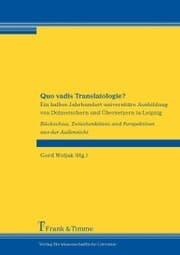 Cover von Quo vadis Translatologie?