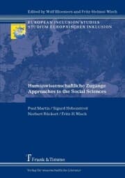 Cover von Humanwissenschaftliche Zugänge / Approaches to the Social Sciences