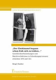 Cover von 'Der Ehehimmel begann schon früh sich zu trüben ...'