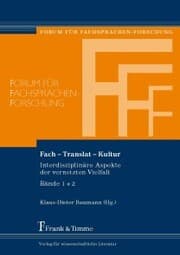Cover von Fach - Translat - Kultur