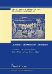 Cover von Universität und Musik im Ostseeraum