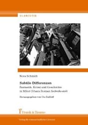Cover von Subtile Differenzen