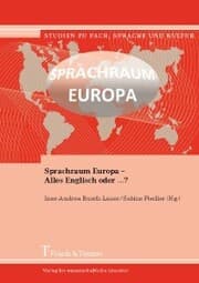 Cover von Sprachraum Europa - Alles Englisch oder ...?