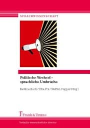 Cover von Politische Wechsel - Sprachliche Umbrüche