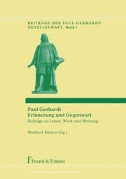 Cover von Paul Gerhardt - Erinnerung und Gegenwart