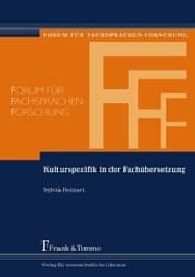 Cover von Kulturspezifik in der Fachübersetzung