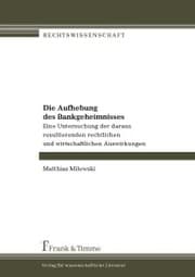 Cover von Die Aufhebung des Bankgeheimnisses