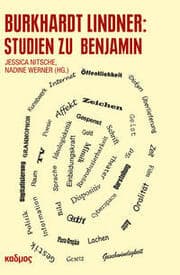 Cover von Burkhardt Lindner: Studien zu Benjamin