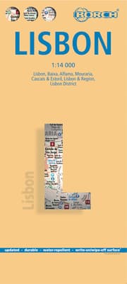 Cover von Lisbon, Lissabon, Borch Map